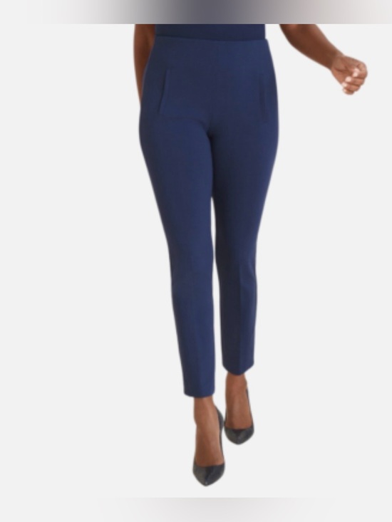Chico's Pants - Chico’s Slim Leg Pull-On Pant in Passport Blue size 8